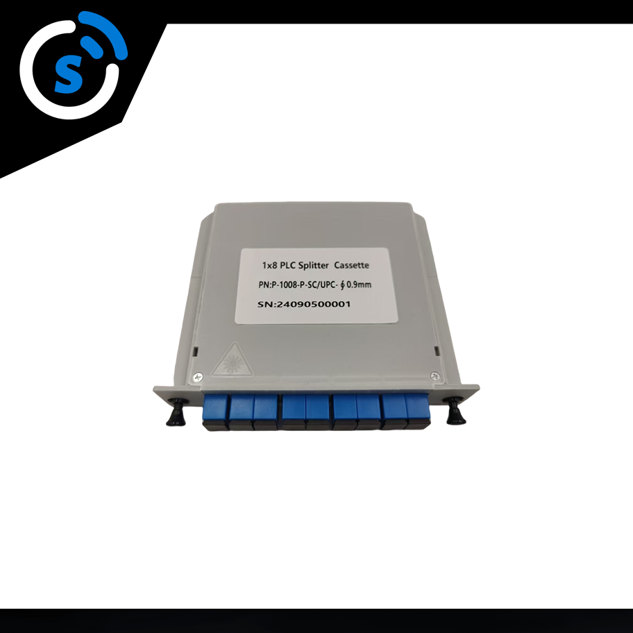 1x8 PLC Fiber Optic Cable Splitter Plug-In Module