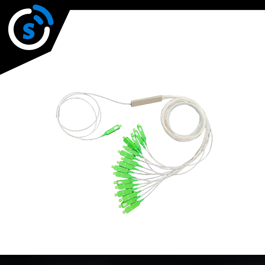 Mini PLC 1 x 16 Fiber Splitter, Mini Module, 900μm, SC/APC, Single Mode